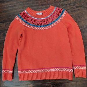 Hanna Andersson Girls Orange Sweat size 130 (8y)